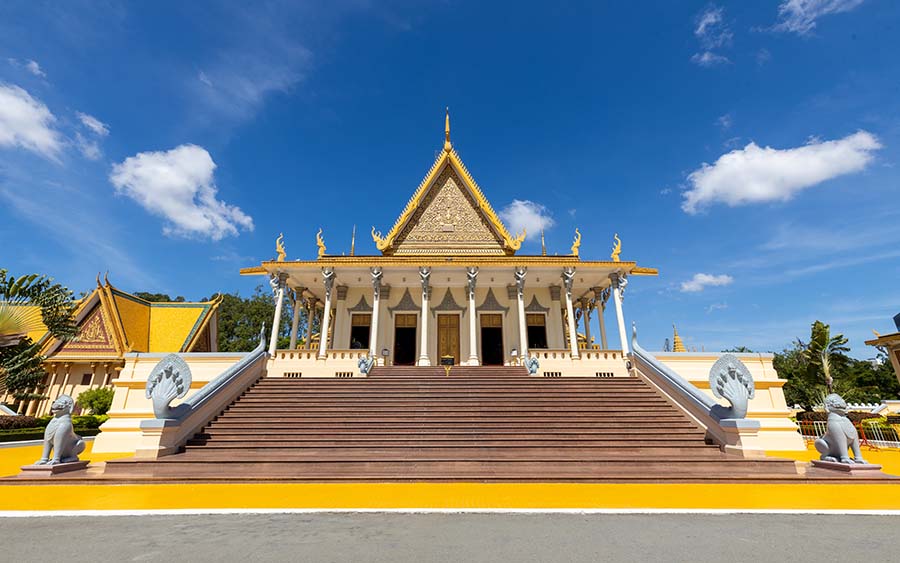 Royal Palace of Phnom Penh in cambodia